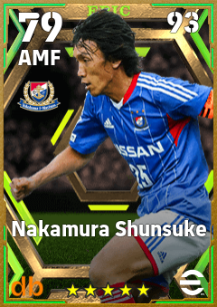 Nakamura Shunsuke — AMF, OVR 79, MAX 93