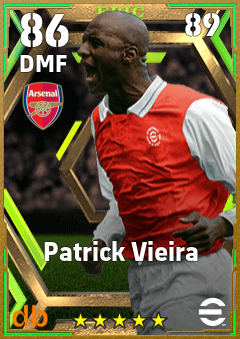 Patrick Vieira eFootball player card