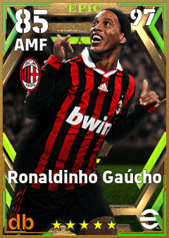 Ronaldinho Gaúcho — AMF, OVR 85, MAX 97