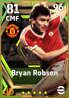 Bryan Robson eFootball player card