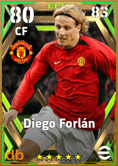 Diego Forlán eFootball player card