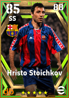 Hristo Stoichkov — SS, OVR 85, MAX 88