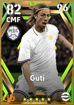 Guti eFootball player card