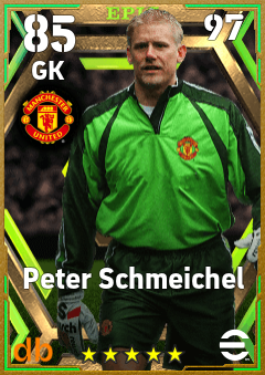Peter Schmeichel — GK, OVR 85, MAX 97