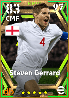 Steven Gerrard eFootball player card