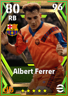 Albert Ferrer eFootball player card