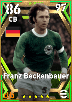 Franz Beckenbauer eFootball player card