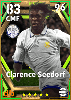 Clarence Seedorf — CMF, OVR 83, MAX 96