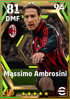 Massimo Ambrosini — DMF, OVR 81, MAX 94