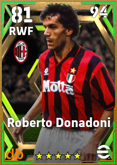 Roberto Donadoni eFootball player card