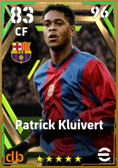 Patrick Kluivert eFootball player card