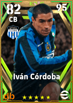 Iván Córdoba — CB, OVR 82, MAX 95