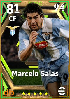 Marcelo Salas — CF, OVR 81, MAX 94