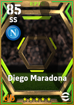 Diego Maradona eFootball player card