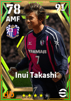 Inui Takashi eFootball player card