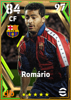 Romário — CF, OVR 84, MAX 97