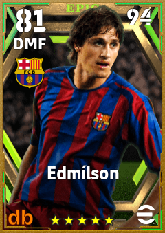 Edmílson — DMF, OVR 81, MAX 94