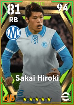 Sakai Hiroki eFootball player card