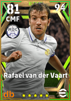 Rafael van der Vaart — CMF, OVR 81, MAX 94