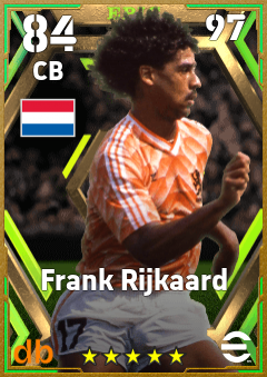 Frank Rijkaard — CB, OVR 84, MAX 97