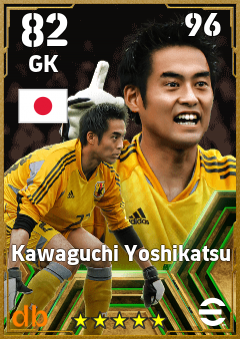 Kawaguchi Yoshikatsu — GK, OVR 82, MAX 96