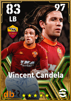 Vincent Candela — LB, OVR 83, MAX 97