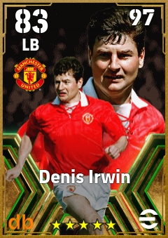 Denis Irwin eFootball player card