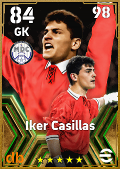 Iker Casillas — GK, OVR 84, MAX 98