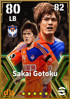 Sakai Gotoku eFootball player card