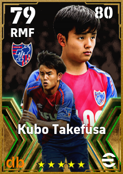 Kubo Takefusa eFootball player card