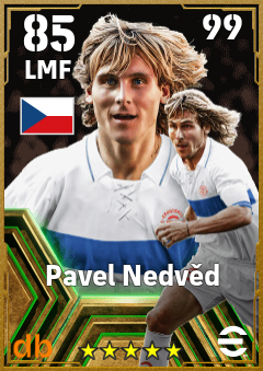 Pavel Nedvěd — LMF, OVR 85, MAX 99