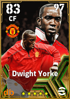 Dwight Yorke eFootball player card