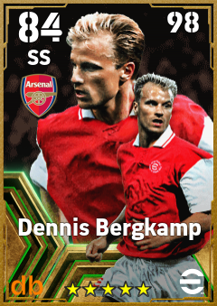 Dennis Bergkamp — SS, OVR 84, MAX 98