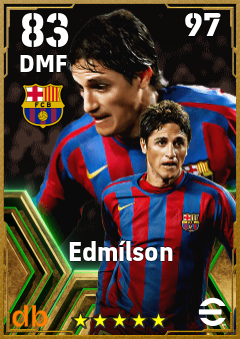 Edmílson — DMF, OVR 83, MAX 97