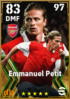 Emmanuel Petit eFootball player card