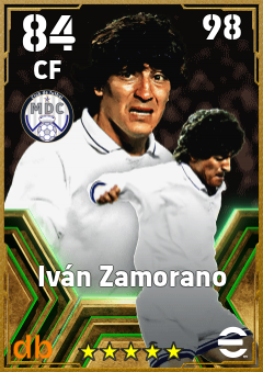 Iván Zamorano — CF, OVR 84, MAX 98