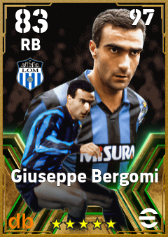 Giuseppe Bergomi — RB, OVR 83, MAX 97