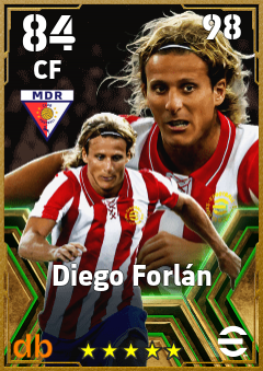 Diego Forlán eFootball player card