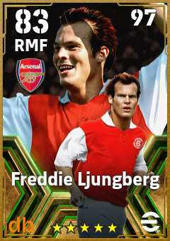 Freddie Ljungberg — RMF, OVR 83, MAX 97