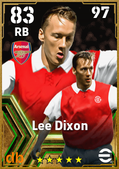 Lee Dixon — RB, OVR 83, MAX 97