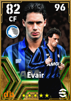Evair — CF, OVR 82, MAX 96
