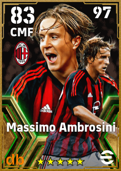 Massimo Ambrosini — CMF, OVR 83, MAX 97