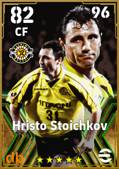 Hristo Stoichkov — CF, OVR 82, MAX 96
