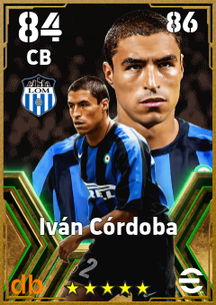 Iván Córdoba — CB, OVR 84, MAX 86
