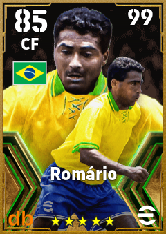 Romário — CF, OVR 85, MAX 99