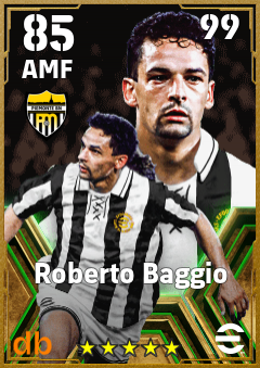 Roberto Baggio eFootball player card