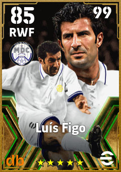 Luís Figo — RWF, OVR 85, MAX 99