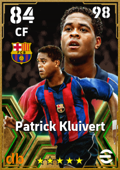 Patrick Kluivert eFootball player card