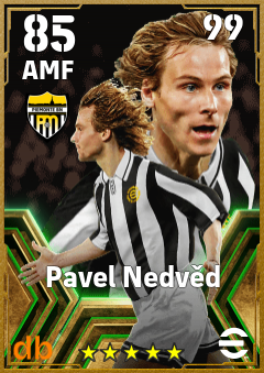 Pavel Nedvěd — AMF, OVR 85, MAX 99