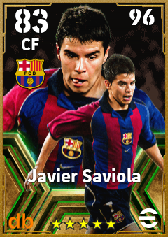 Javier Saviola — CF, OVR 83, MAX 96